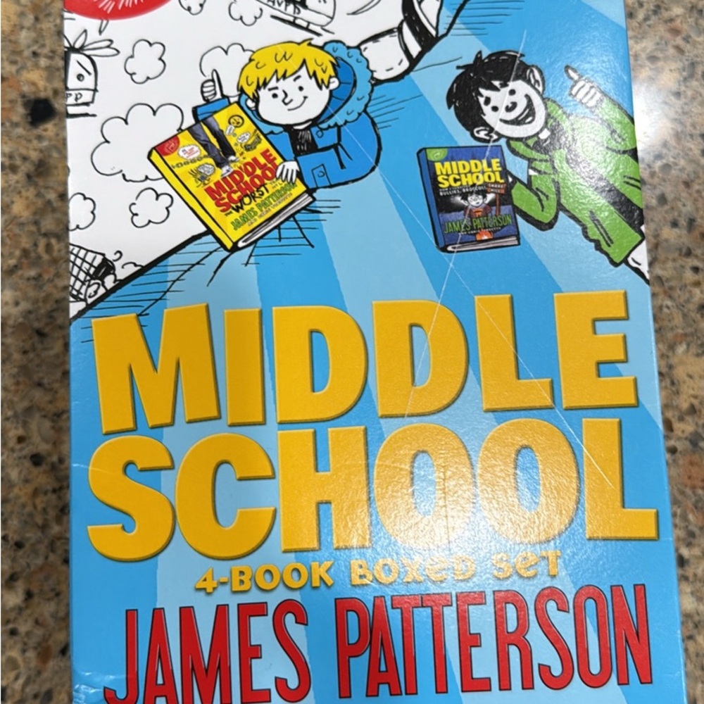 Middle School 4-Book Boxed Set by James Patterson